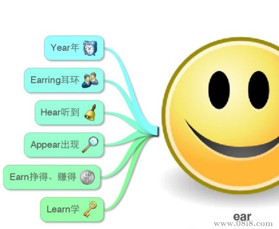 小学初中高中单词速记和思维导图