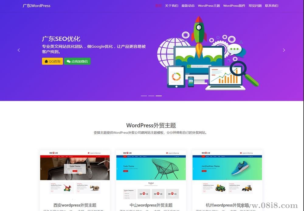 WordPress外贸主题