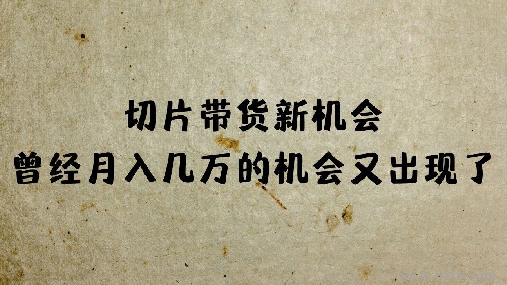 [免费]抖音切片网赚副业教学视频