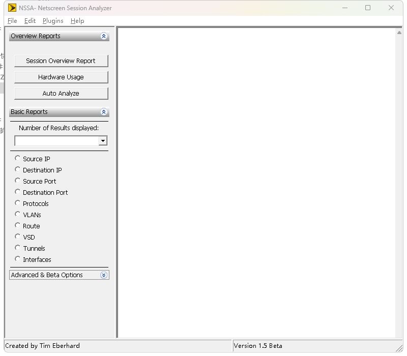 NSSA- Netscreen Session Analyzer