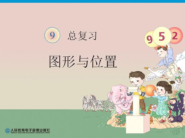 [免费]《一年级上册数学总复习》图形与位置PPT课件