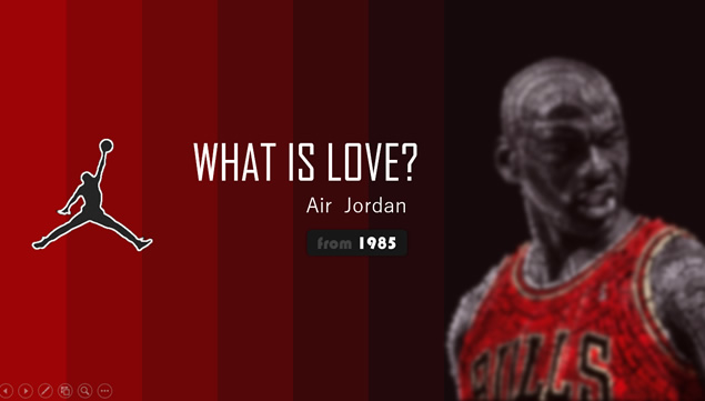 Jordan(乔丹)品牌篮球运动体育主题ppt模板