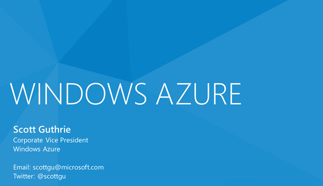 《WINDOWS AZURE》产品介绍——微软官方windows8风格动画ppt模板